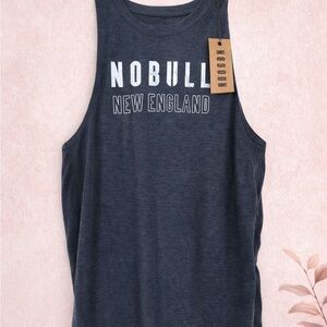 NOBULL New England Graphic Muscle Tank – Small – Navy Athletic Workout Top